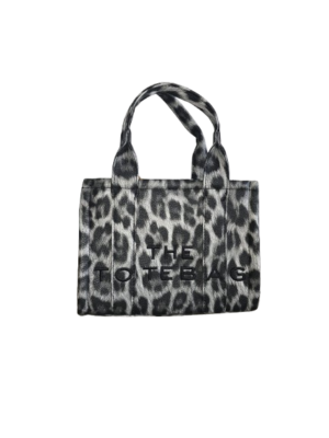 Handtas Totebag panter zwart