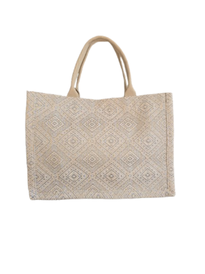 Strand/handtas blauw