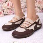 Ballerina Ruby bruin/beige