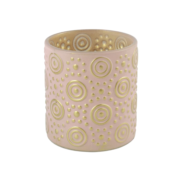 Countryfield theelichthouder Hailey S roze 8 cm