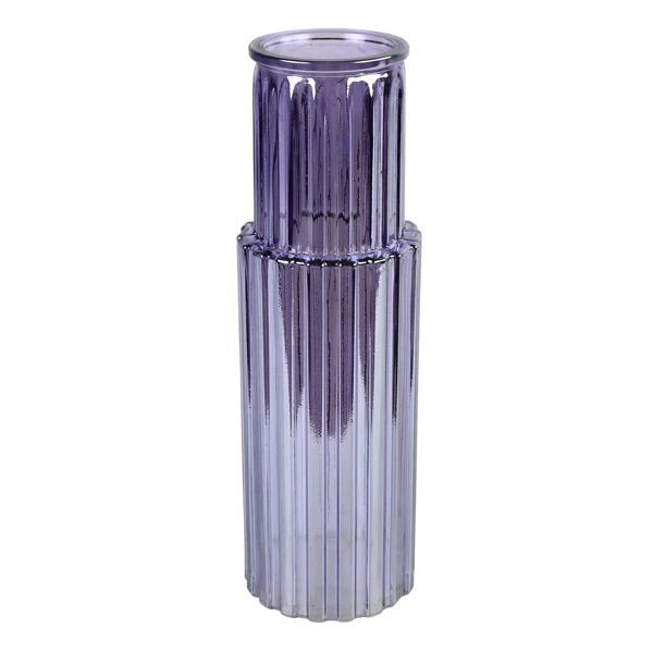 Countryfield vaas Irina glas paars 25 cm