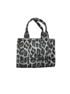 Handtas Totebag panter zwart