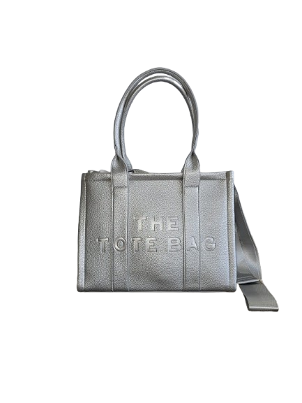 Handtas Totebag zilver