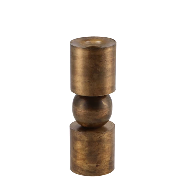 Kandelaar Dobra goudkleurig 18 cm
