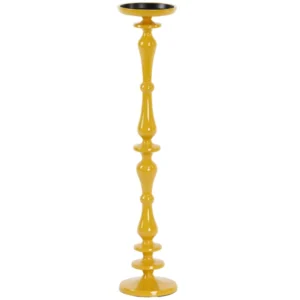Light en Living kandelaar Yahvi geel 50 cm
