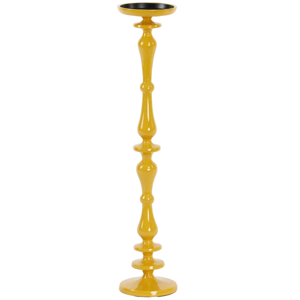 Light en Living kandelaar Yahvi geel 50 cm