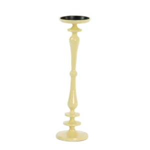Light en Living kandelaar Yahvi glans geel 39 cm