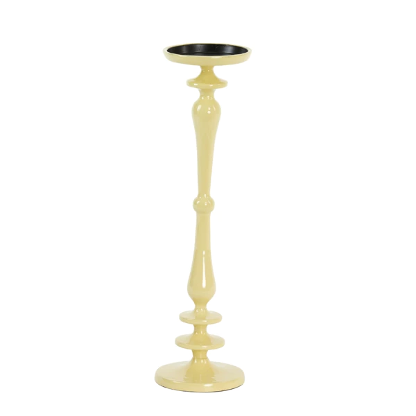 Light en Living kandelaar Yahvi glans geel 39 cm