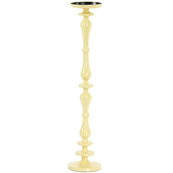 Light en Living kandelaar Yahvi glans geel 50cm