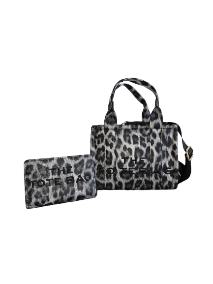 Portemonnee Totebag panter-zwart