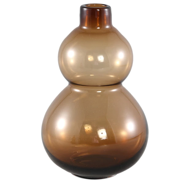PTMD vaas Kato glas amber 27 cm