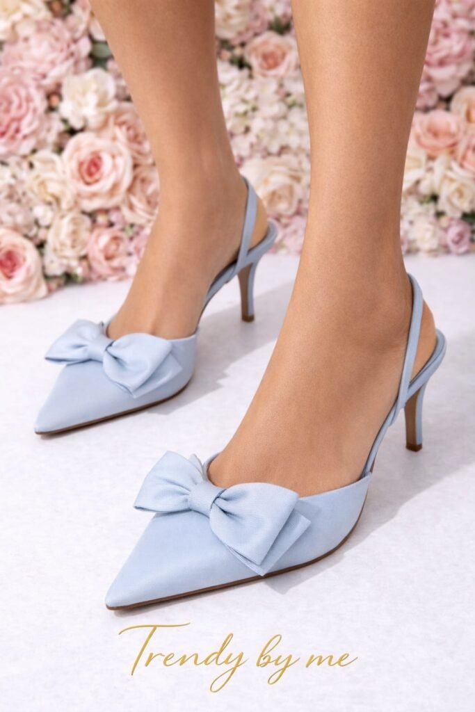 Pump Charlotte blauw