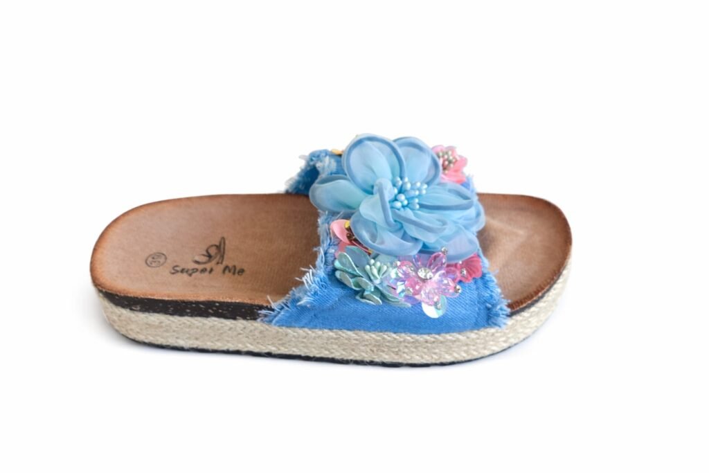 Slipper Denim blauw