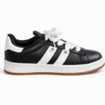 Sneaker fleur zwart