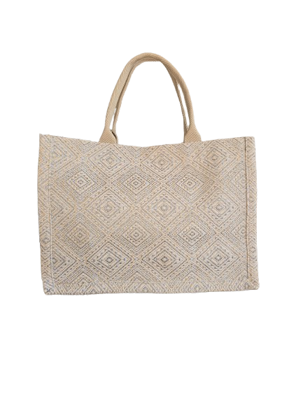 Strand/handtas blauw