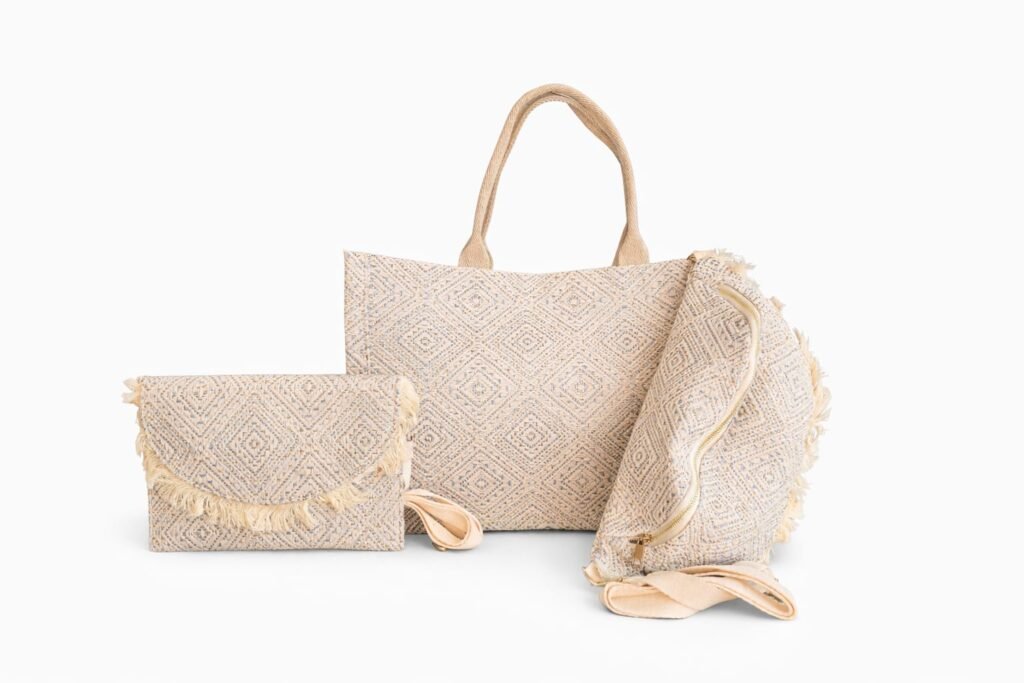 Strand/handtas blauw