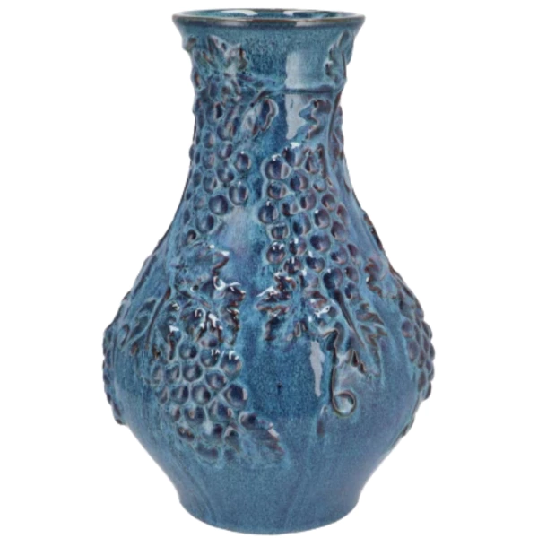 Vaas Grape blauw 35 cm