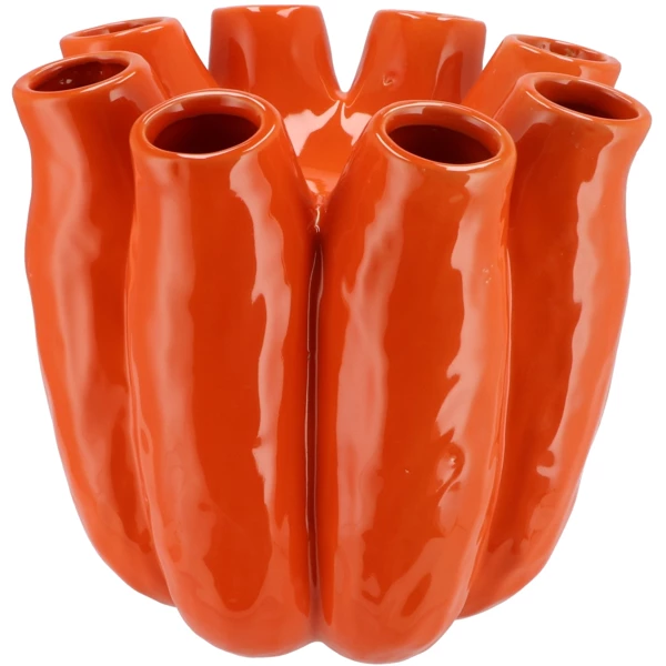 Vaas Luna tube oranje 30cm