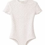 Body wit met bloemen motief