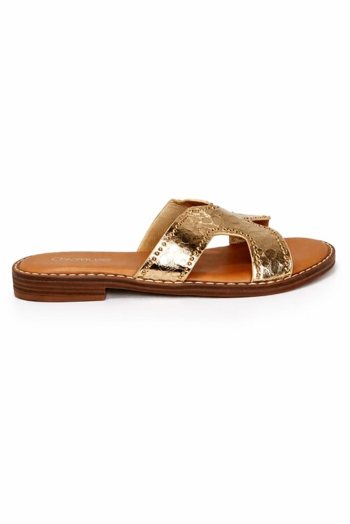 Slipper Mia goud