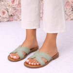 Slipper Mia groen