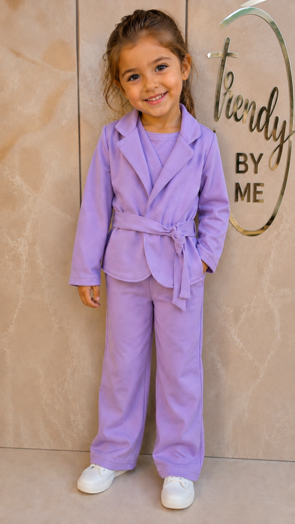 3-Delige Lila Set.
