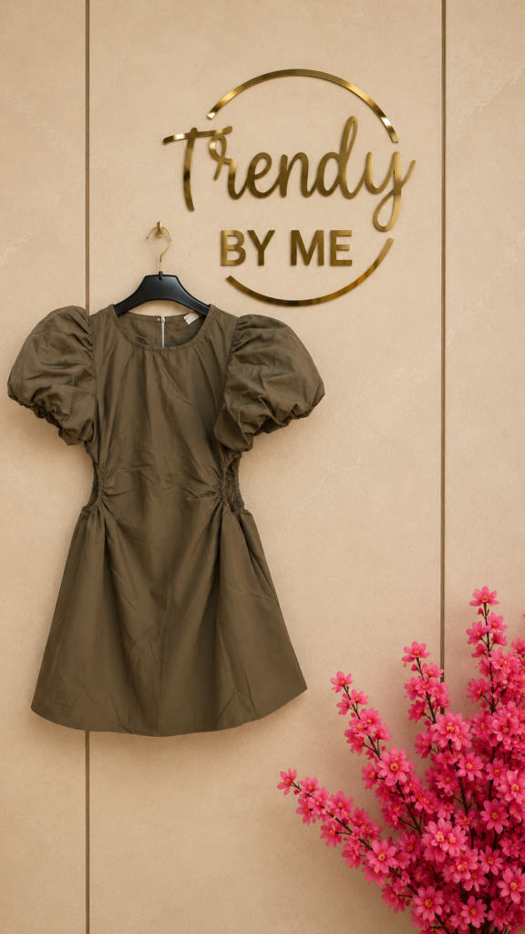 Elegante Pofmouwen Jurk