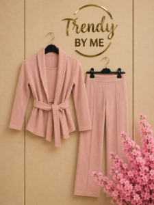3-delig setje chiqeu oud roze