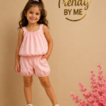 2-Delige Pofset met Strass