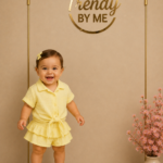 Gele Blouse & rok Set